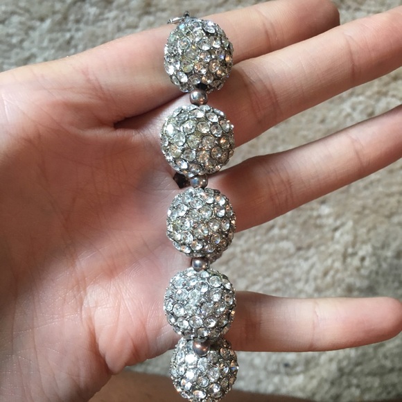 Multi crystal bead bracelet - Picture 2 of 2